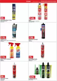 Baumax leták Strana 38: Den Braven klempířský tmel €75,00, Den Braven chemická kotva €229,00