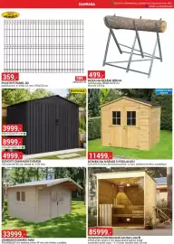 Baumax leták Strana 55: Lasi venkovní prosklená sauna €85.999,00, Jarmex plotový panel 3d €359,00