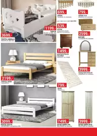 Baumax leták Strana 10: Postel Agata €3.099,00, Šatní skřín SF36 €3.999,00