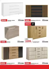 Baumax leták Strana 13: Komoda belluno dub sonoma €2.999,00, Komoda Sorento craft zlatý/černá €4.999,00