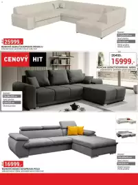 Baumax leták Strana 17: Minos U rohová sedací souprava €25.999,00, Akira rohová sedací souprava €15.999,00
