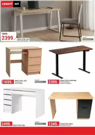 Baumax leták Strana 2: Iga psací stůl dub artisan/kašmír €2.399,00, Leo psací stůl €1.699,00