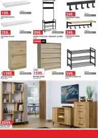 Baumax leták Strana 53: Botník sawa dub sonoma €1.599,00, Fremont věšák s policemi 21298D €999,00