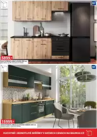 Baumax leták Strana 76: Mat kuchyňská linka glamour green €15.999,00, Anika kuchyňská linka 200 cm €5.899,00