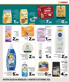 Volantino Conad | Convenienza Più Pagina 4: DETERGENTE INTIMO LENITIVO CONAD ESSENTIAE €1,49, Pasta GAROFALO €0,75