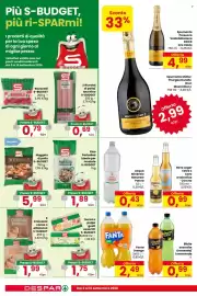 Volantino Despar Pagina 14: Acqua Panna €0,43, Riso Parboiled S-BUDGET €1,89