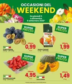 Volantino Despar | Fresche Occasioni Pagina 2: Arance i Succosi di Gioia €1,99, Zucca Delica €1,49