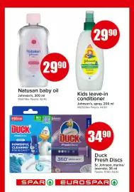 Spar kundeavis uke 36 Side 11: Johnson's kids leave-in conditioner €29,90, Natusan baby oil €29,90