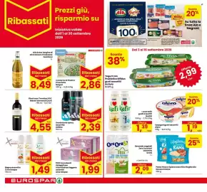 Volantino Eurospar Pagina 12: ACTIVIA €2,99, Soyagurt gusti assortiti €1,19