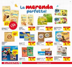 Volantino Eurospar Pagina 16: Cereali assortiti Misura €2,79, Tè Verde o Yellow Label Classico €2,99