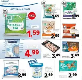 Volantino Todis Pagina 12: Tentacoli di totano cotti e tagliati €3,49, Bonta dell'orto Mix funghi €2,99