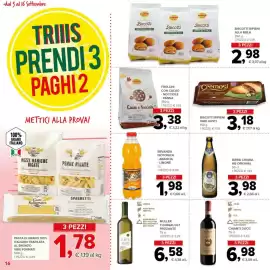 Volantino Todis Pagina 16: Biscotti ripieni con confettura di mela €2,98, Cremosi biscotti ripieni €3,18
