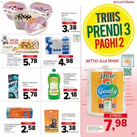 Volantino Todis Pagina 17: Assorbenti lady extra €4,98, Pizza al tagliere Funghi €5,78