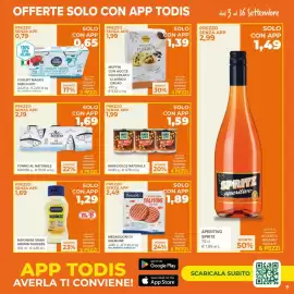 Volantino Todis Pagina 9: Medaglioni di salmone PescaRe €1,89, Muffin con gocce cioccolato Forno €1,39