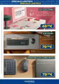 Volantino Euronics Pagina 3: Pop Icon Combo €49,99, Signature Slim Combo MK950 €79,99
