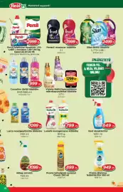 Real akciós újság Oldal 18: Ludwik mosogatószer €799,00, Violeta öblítő koncentrátum €1.299,00