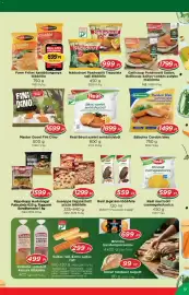 Real akciós újság Oldal 9: Nádudvari panírozott trappista sajt €999,00, Master Good Fini Dino €1.699,00