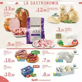Volantino SpeSì Pagina 4: Pollino Salsiccia Curva Pezzo la Corte €18,90, Heraclea fior di latte senza fermenti lattici €7,90