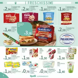 Volantino SpeSì Pagina 6: Milk Pro Pancakes Classici €1,98, Parmalat Yogurt €0,78