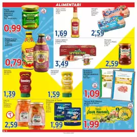 Volantino Market Ingross Pagina 6: Sfilaccetti di Tonno Mareblu €1,99, Carne Classica Simmenthal €3,49