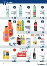 Volantino Talento Professional Store Pagina 18: Thè classico senza zucchero San Benedetto €0,55, Coca Cola classica €1,29