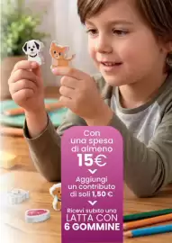 Volantino Vicino a te supermercati Pagina 31: Latta con 6 gommine €1,50