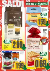 Volantino Vicino a te supermercati Pagina 4: Santa Rosa confettura frutti rossi €1,99, PanCarrè Mulino Bianco €0,69