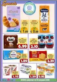 Volantino MercADone Pagina 12: Misura plumcake s/zucchero €1,89, Saiwa Oro Biscotti Senza Glutine €2,39