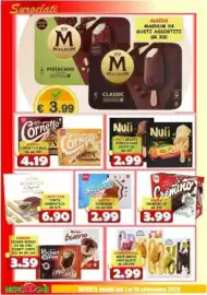 Volantino MercADone Pagina 14: Algida Iceberger €2,99, Sammontana mini gruvi vari gusti €2,99