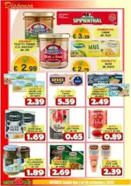 Volantino MercADone Pagina 22: Mutti pomodori pelati €0,89, La Rosina datterini €0,65