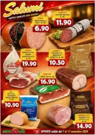 Volantino MercADone Pagina 8: Aia petto di tacchino aequilibrium €10,90, King's prosciutto crudo snocciolato €19,90