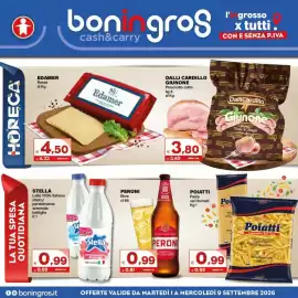 Volantino Boningros Cash and Carry Pagina 1