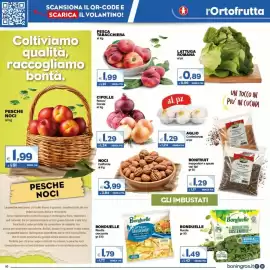 Volantino Boningros Cash and Carry Pagina 10: Pesca Tabacchiera €1,99, Cipolle Rosse/Dorate €1,29