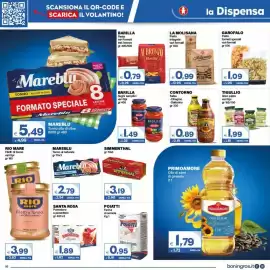 Volantino Boningros Cash and Carry Pagina 16: Barilla Sughi semplici €1,49, Mareblu Tonno al naturale €2,79