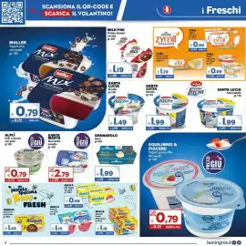 Volantino Boningros Cash and Carry Pagina 8: Santa Marta Mozzarella panetto €2,79, Ricotta Santa Lucia €1,49
