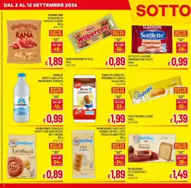 Volantino A&O Pagina 2: Parmalat Bontà e Linea Latte Parzialmente Scremato €0,99, Flauti Latte Mulino Bianco €1,89