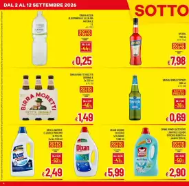 Volantino A&O Pagina 4: Omino Bianco Detersivo Lavatrice Liquido Muschio Bianco €2,90, Birra Moretti Ricetta Originale €1,49