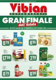 Volantino Vibian Pagina 1: Findus Pisellini Primavera €2,99, Mulino Bianco biscotti classici €0,95