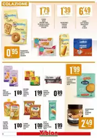 Volantino Vibian Pagina 8: Fette biscottate si con riso farina integrale €1,99, Nutrend energy bar €0,89