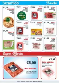 Volantino Caramico Pagina 12: Beretta mortadella Bologna €1,59, Bresaola affettata Casa Modena €5,66