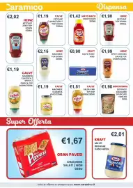 Volantino Caramico Pagina 20: Calvé maionese classica €1,19, Kraft mayonnaise €0,90