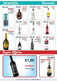 Volantino Caramico Pagina 26: Larios gin €6,90, Mionetto Prosecco Valdobbiadene Spago €5,49