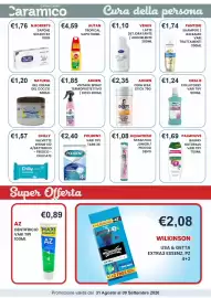 Volantino Caramico Pagina 29: Venus latte detergente €1,10, AquaFresh spazz.flex junior / piccoli denti €1,08