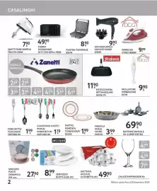 Volantino Le Mille Pagina 2: Frullatore immersione DCG €9,90, Asciugacapelli con diffusore €9,90