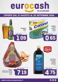 Volantino Eurocash Pagina 1: Stelad Prosciutto Crudo Stagionato €7,19, De Cecco olio extra vergine di oliva classico €4,75