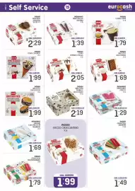 Volantino Eurocash Pagina 15: Gelato d'Italia mini coni panna e cioccolato €2,19, Indianino fragolino stecco €1,29