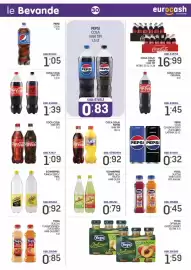 Volantino Eurocash Pagina 30: Yoga succhi vari gusti €0,45, Schweppes bibite alla frutta €0,79