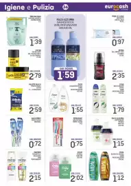 Volantino Eurocash Pagina 36: Dove bagnoschiuma varie profumazioni €1,55, Felce Azzurra Detergente Intimo €1,15