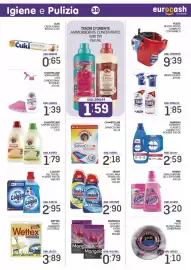 Volantino Eurocash Pagina 38: Napisan detersivo classico €2,59, Chanteclair fogli salvacolore €2,18