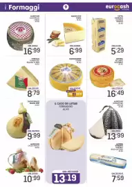 Volantino Eurocash Pagina 9: Pecorino Moliterno €16,49, Cattel Emmenthal Bavarese €5,29